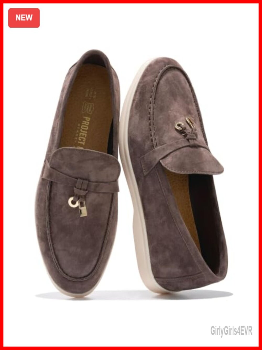 Genuine Leather Slip-On Loafers Memory Foam Insole Business Casual